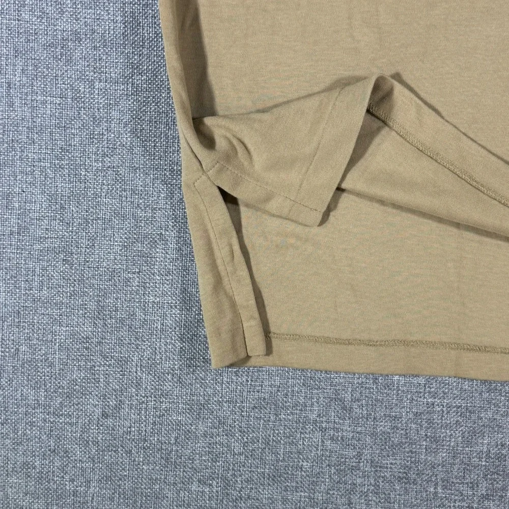 Polo Ralph Lauren Polo Shirt Mens Medium Tan Beige Pony Preppy Money Classic Fit